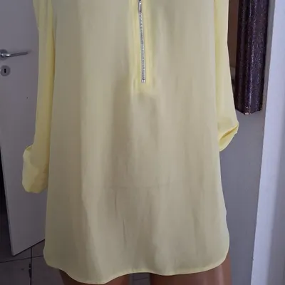 Blouse manche réversible taille unique fluide 